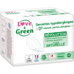 Ręczniki ekologiczne Love&Green - Revolution - Super x12