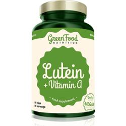 GreenFood Nutrition Kapsułki z luteiną i witaminą A wspomagające zdrowy wzrok 90 kapsułek