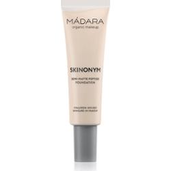 MÁDARA Skinonym Semi-Matte Peptide trwały podkład z peptydami odcień Porcelain 10 30 ml