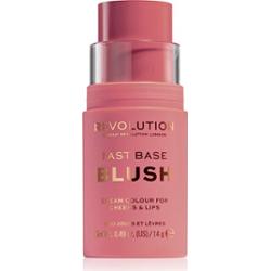 Revolution Fast Base tonujący balsam do ust i policzków odcień Blush 14 g