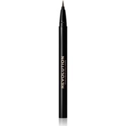 Revolution Hair Stroke Brow Pen pisak do brwi odcień Medium Brown 0.5 ml