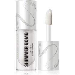 Revolution Metallic Muse Shimmer Bomb błyszczyk do ust z połyskiem odcień Frosted Muse 4.5 ml