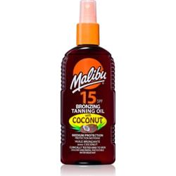 Malibu Olejek Kokosowy SPF 15 - Nawilżający spray do opalania - 200ml