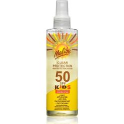 Malibu Dzieci Clear Ochrona SPF50 - Spray do opalania dla dzieci - 250 ml