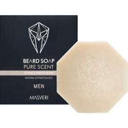 Masveri Beard Soap Pure Scent - wygładzająco-wzmacniające mydło do brody, 100g