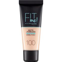 Maybelline Podkład w płynie Fit Me Matte + Poreless 100 Warm Ivory 30ml