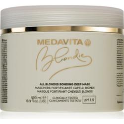 Medavita Blondie All Blondes Bonding Deep Mask maseczka wzmacniająca do włosów farbowanych 500 ml