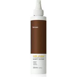Milk Shake Kolorowa odżywka Direct Color intensywnie nawilżająca brązowa 200 ml