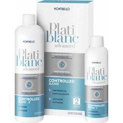 Montibello Platiblanc advanced Controlled Blond 2w1 - zestaw olejek rozjaśniający i aktywator