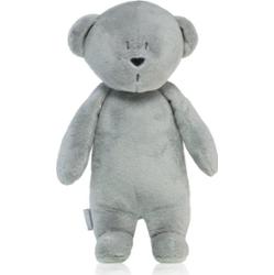 Moonie Brzęczący Niedźwiedź Srebrny doudou na dobranoc z melodią