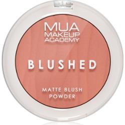 MUA Makeup Academy Blushed Powder Blusher pudrowy róż odcień Rose Tea 5 g