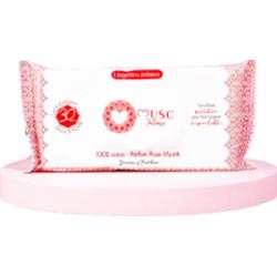 Musc Intimo Chusteczki do higieny intymnej 100% bawełna Różowe perfumy Mystik x30