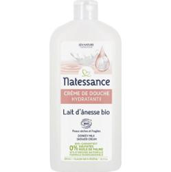 Natessance - Nawilżający krem pod prysznic - ORGANICZNE Ośle Mleko 500ml