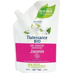 Natessance - Urzekający żel pod prysznic - Eco-Pakiet - Organiczny Jaśmin 650ml