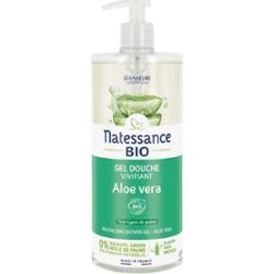 Natessance - Tonizujący żel pod prysznic - ORGANICZNY Aloe Vera 1L