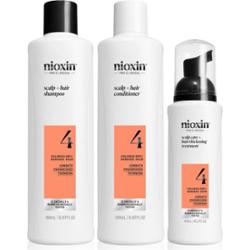 Nioxin Zestaw upominkowy System 4 do włosów zniszczonych i farbowanych 3 sztuki
