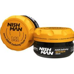 Nishman Matte Paste Argan M1 - pasta do stylizacji włosów, 100ml