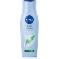 NIVEA 2in1 Care Express Protect & Moisture szampon z odżywką 2w1 250 ml