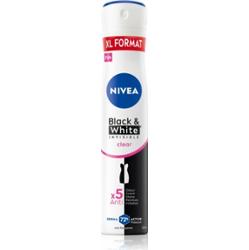 NIVEA Black & White Invisible Clear antyperspirant w sprayu dla kobiet 200 ml