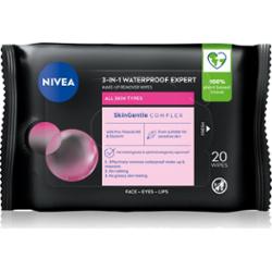 NIVEA Micellar Waterproof mineralne chusteczki do demakijażu 20 szt.