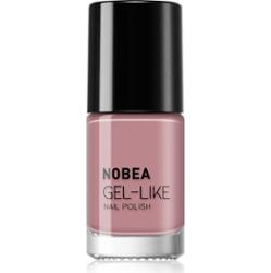 NOBEA Day-to-Day Gel-like Nail Polish lakier do paznokci z żelowym efektem odcień Sienna #N58 6 ml