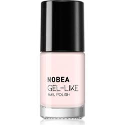 NOBEA Day-to-Day Gel-like Nail Polish lakier do paznokci z żelowym efektem odcień Antique white #N63 6 ml