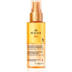 Nuxe Sun Moisturizing Protective Milky Oil For Hair olejek ochronny do włosów osłabionych działaniem chloru, słońca i słonej wody 100 ml