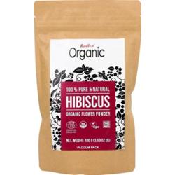 Radico Organiczny proszek z hibiskusa, 100 g