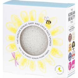 The konjac sponge company Gąbka niemowlęca Slim Round White Pure