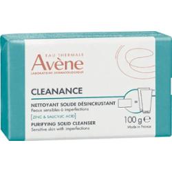 Avène Cleanance Purifying Solid Cleanser dermatologiczne mydło w kostce do skóry tłustej ze skłonnością do trądziku 100 g
