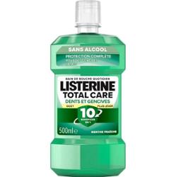 Listerine Płyn do płukania jamy ustnej Ochrona zębów i dziąseł Bez alkoholu Świeża mięta 500ml