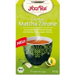 Yogi Tea Organic Matcha Zielona Herbata Z Cytryną, 30,60 G