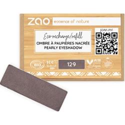 Zao Make Up Wkład do cieni do powiek w kształcie prostokąta, 129 Pearly Taupe (1,30 g)