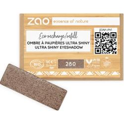 Zao Make Up Cień do powiek w opakowaniu prostokątnym, 280 Ultra Błyszczące Satynowe Kakao (1,30 G)