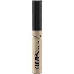 Sante GLOWRIOUS Rozświetlający płyn, 01 Złoty (9 ml)
