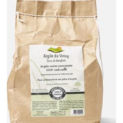 Beliflor Kosmetyk do pielęgnacji włosów Zielona glinka Velay kruszona 100% naturalna z Velay 3kg