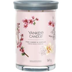 Świeca w kształcie kubka Yankee Candle Signature Różowy Cherry & Wanilia (różowe wiśnie i wanilia) - 567,0 g