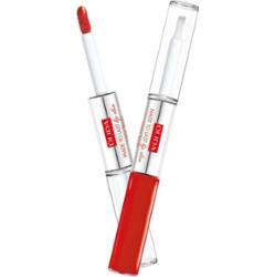 PUPA Milano Made to Last Lip Duo długotrwała szminka w płynie z połyskiem odcień 018 - Imperial Red 2x4 ml