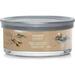 Yankee Candle Świeca bursztynowa i drzewo sandałowe (bursztyn i drzewo sandałowe) - 340g