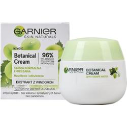 Garnier Skin Naturals Botanical 48h krem nawilżający (skóra normalna i mieszana) z ekstraktami z winogron - 50ml