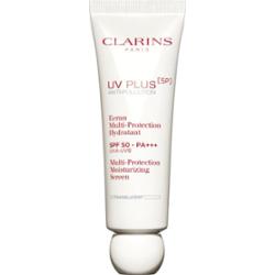 Clarins UV Plus Anti-pollution Multi Protection Nawilżający ekran SPF 50 Półprzezroczysty