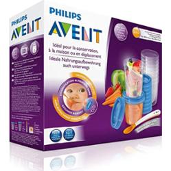 Avent Accessori Słoiki do przechowywania + łyżka do karmienia 6 miesięcy i więcej