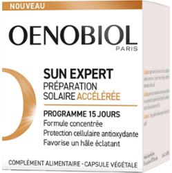 Oenobiol Sun Expert - Preparat do opalania - Przyspieszony 15 kapsułek