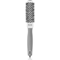 Olivia Garden Expert Shine Wavy Bristles White&Grey szczotka do włosów průměr 25 mm 1 szt.