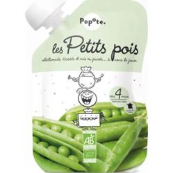 Popote Mały groszek Organiczny 4/6 miesiąca 120g
