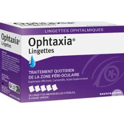 Chusteczki do okulistyki - Codzienne leczenie okolicy okołogałkowej x20