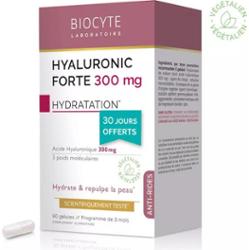 Biocyte Pakiet przeciwzmarszczkowy Hyaluronic Forte 300 mg Przeciwstarzeniowe 3x30 kapsułek