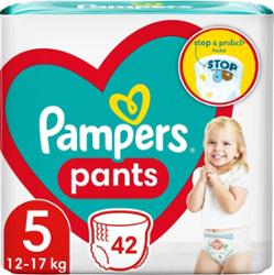 Pampers Majtki rozmiar 5 pieluchy jednorazowe 12-17 kg 42 sztuki