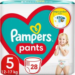 Pampers Majtki rozmiar 5 pieluchy jednorazowe 12-17 kg 28 sztuk