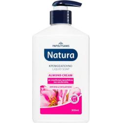 PAPOUTSANIS Mydło w płynie Nature Cream o zapachu migdałów 300 ml
